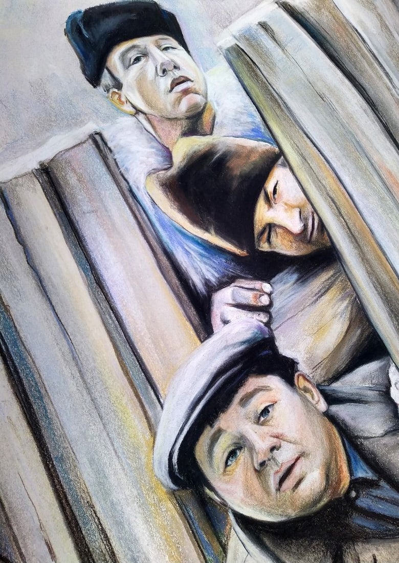 Pastel painting We were not expected but we came Yulia Lihina - 4