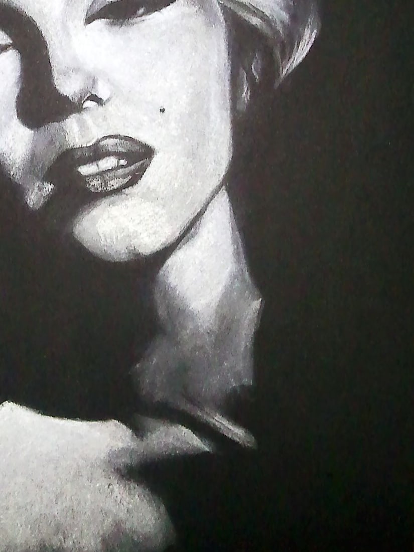 Coal painting Secret Yulia Lihina - 7
