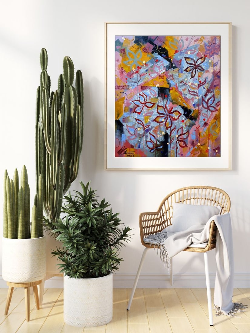 Oil painting In flowers Sergey Voichenko - 2