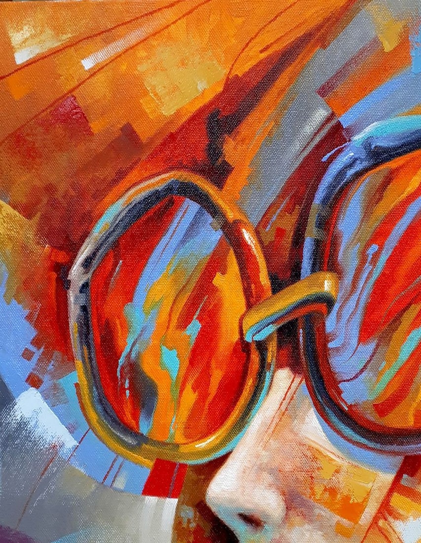 Oil painting Jazz Glasses Sergey Voichenko - 4