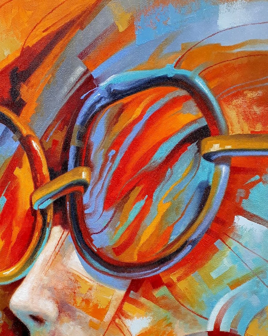 Oil painting Jazz Glasses Sergey Voichenko - 5