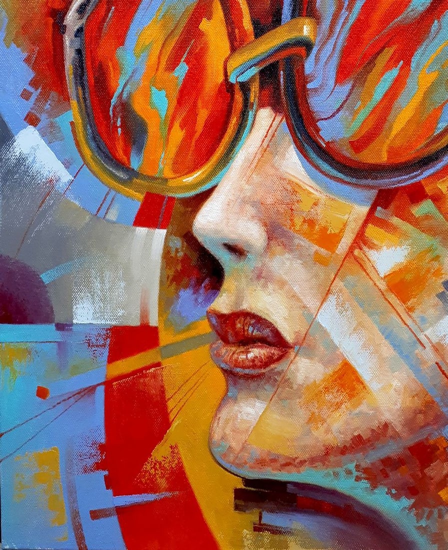 Oil painting Jazz Glasses Sergey Voichenko - 6