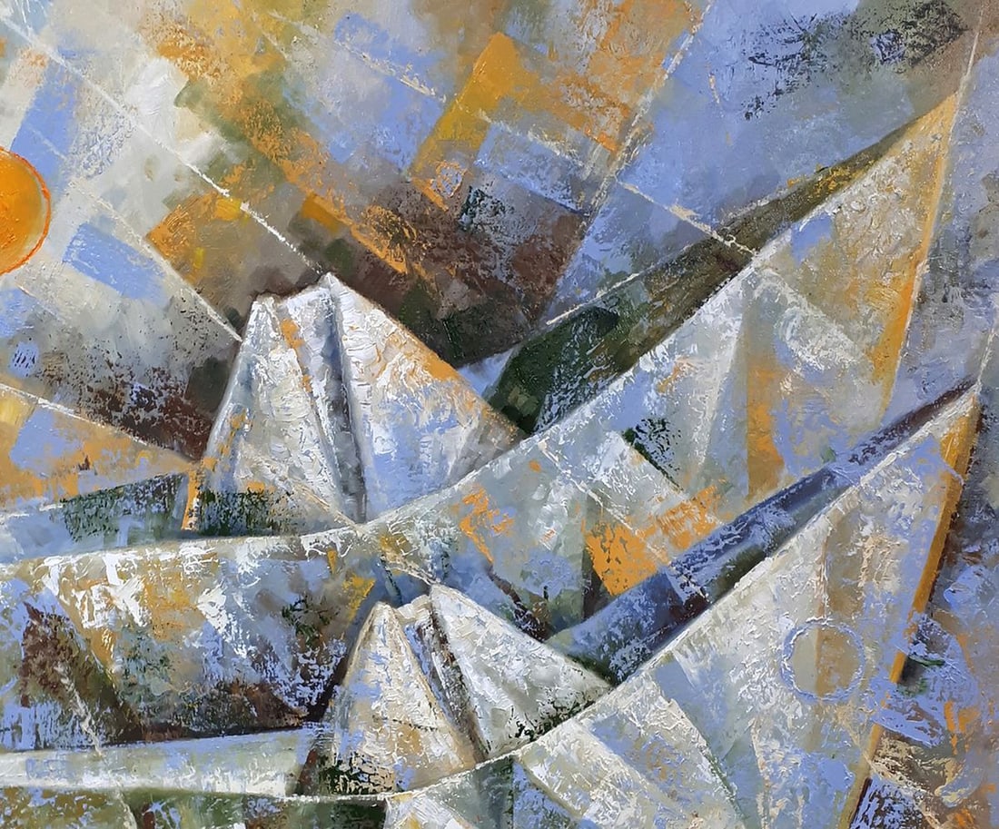 Oil painting Paper storm Sergey Voichenko - 5