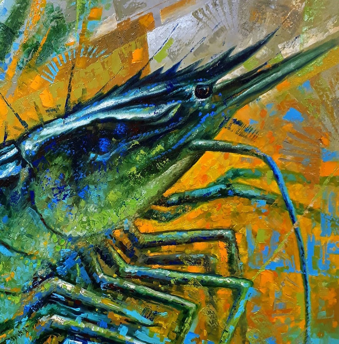 Oil painting Shrimp Sergey Voichenko - 5