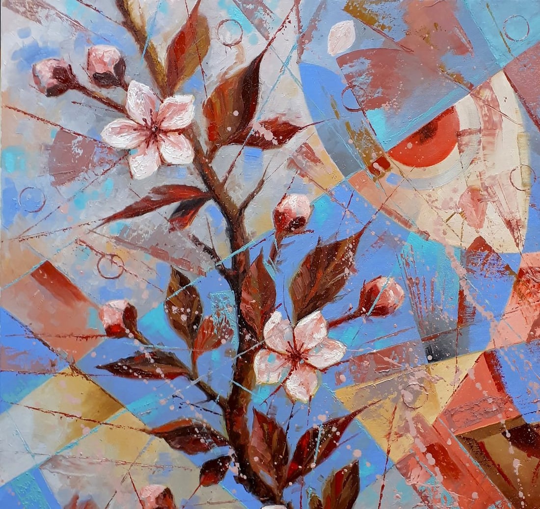 Oil painting Spring tree Sergey Voichenko - 4