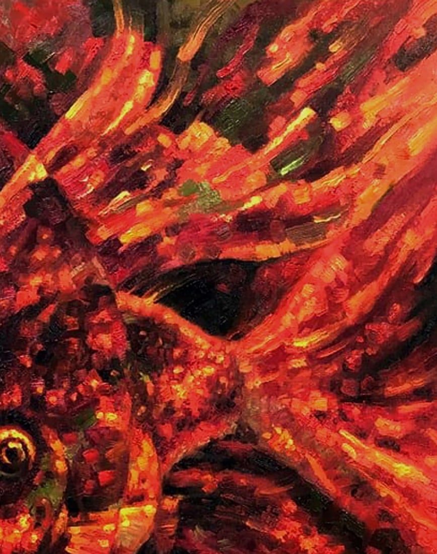 Oil painting Goldfish Sergey Voichenko - 5
