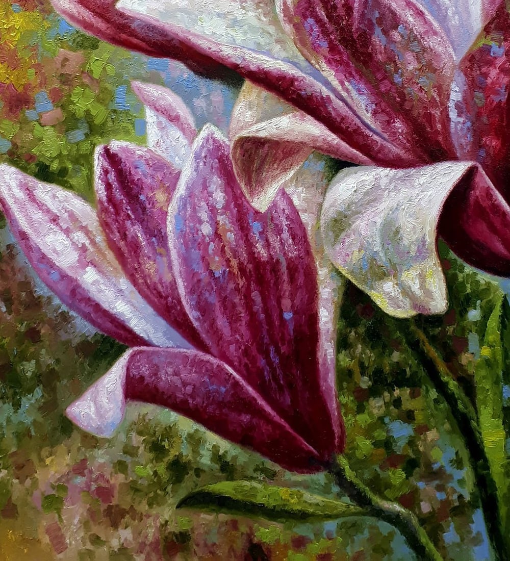 Oil painting Magnolia Sergey Voichenko - 6