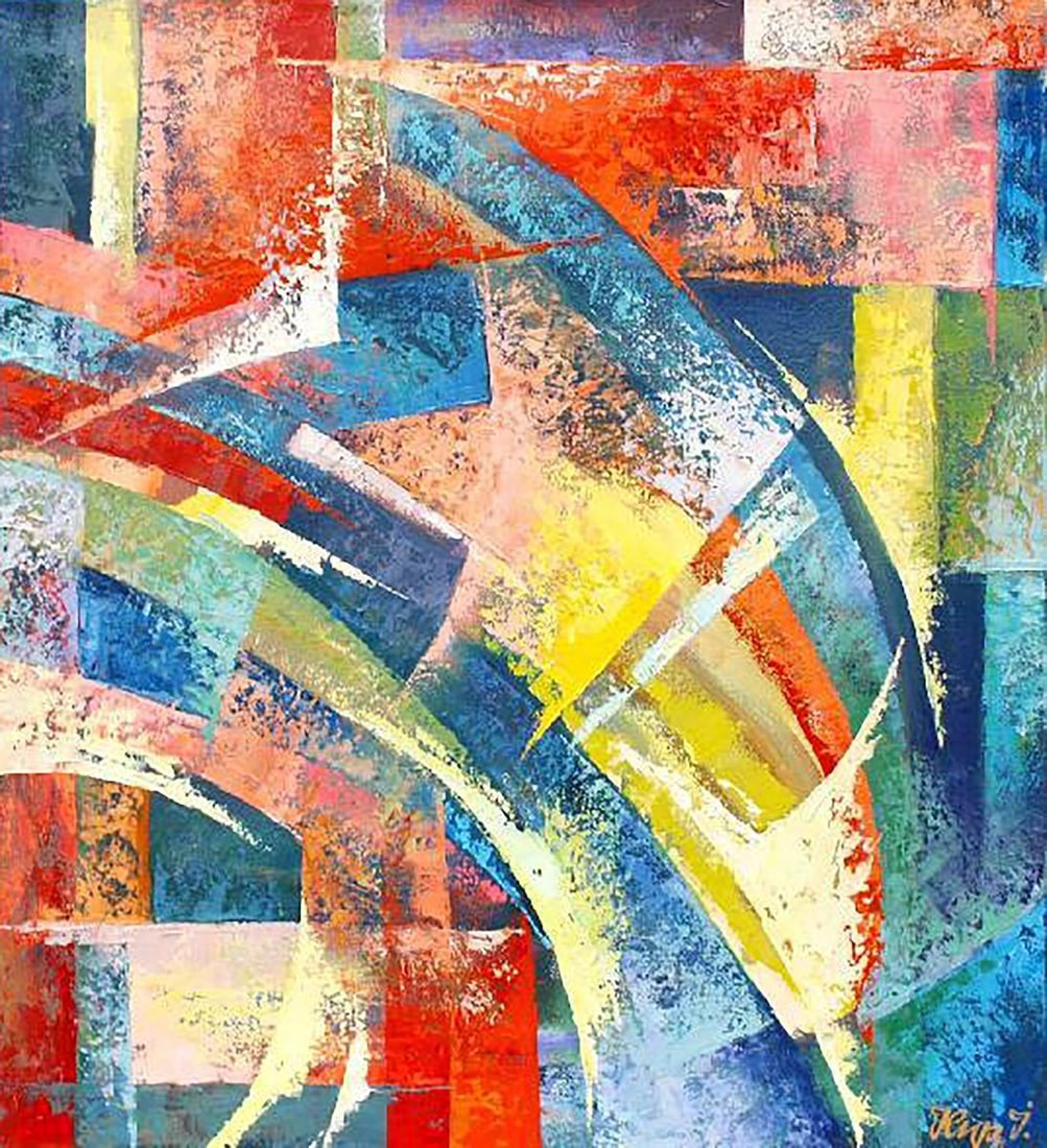 Oil painting Flight Kirilenko Ivan: Title: Oil painting Flight Kirilenko Ivan Description: NoKoz 33 *** ABOUT THIS PAINTING *** * TITLE: "Flight" * ARTISTS: Kirilenko Ivan * SIZE: 79x72 cm/'31.10x28.34 inches' * MEDIUM: oil, canvas * HA