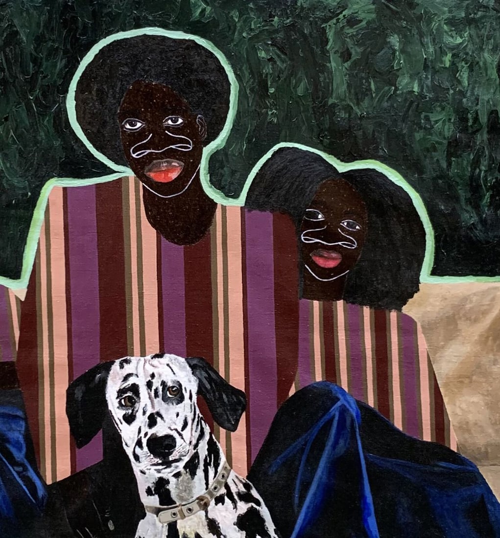 Acrylic painting Bound by light Akintomide Akinshola - 4