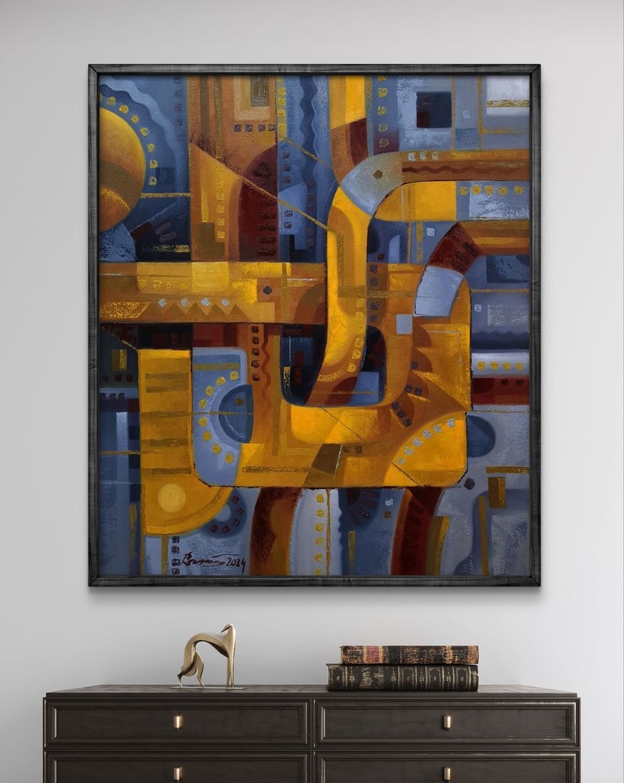 Oil painting Urban Jazz Music Sergey Voichenko - 2