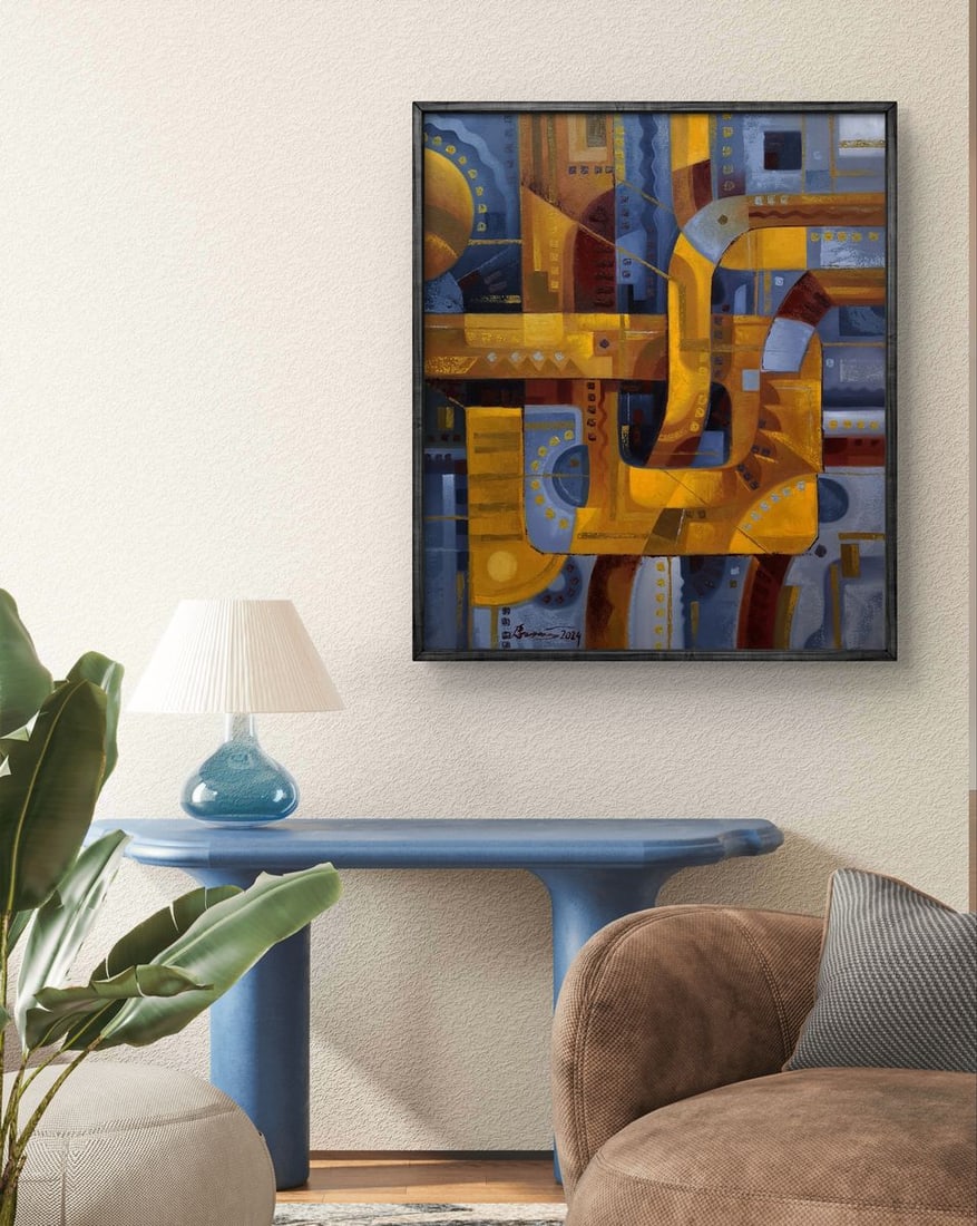 Oil painting Urban Jazz Music Sergey Voichenko - 3
