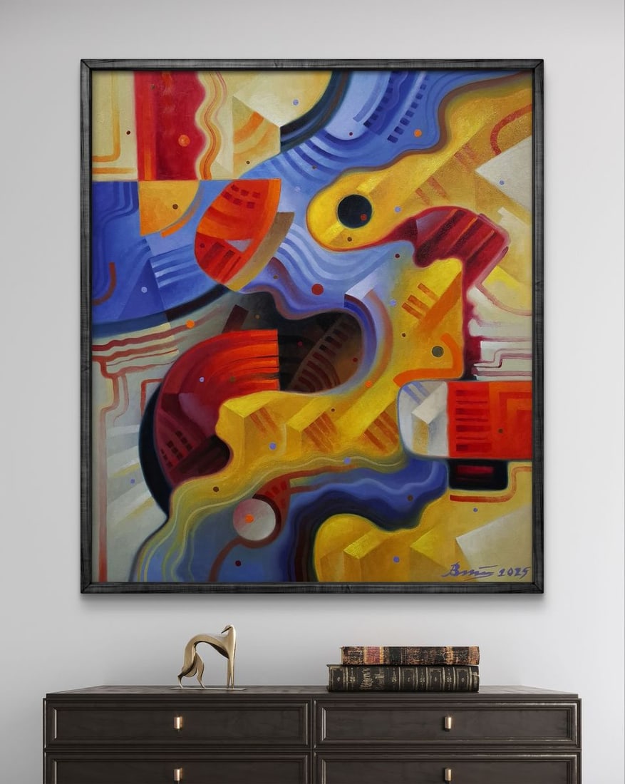 Oil painting Yin Yang Abstraction Sergey Voichenko - 3