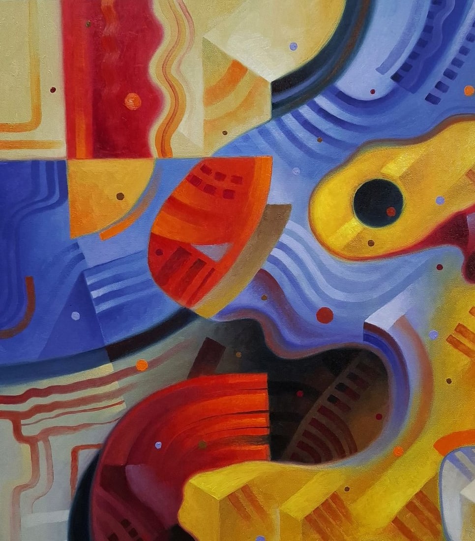 Oil painting Yin Yang Abstraction Sergey Voichenko - 4
