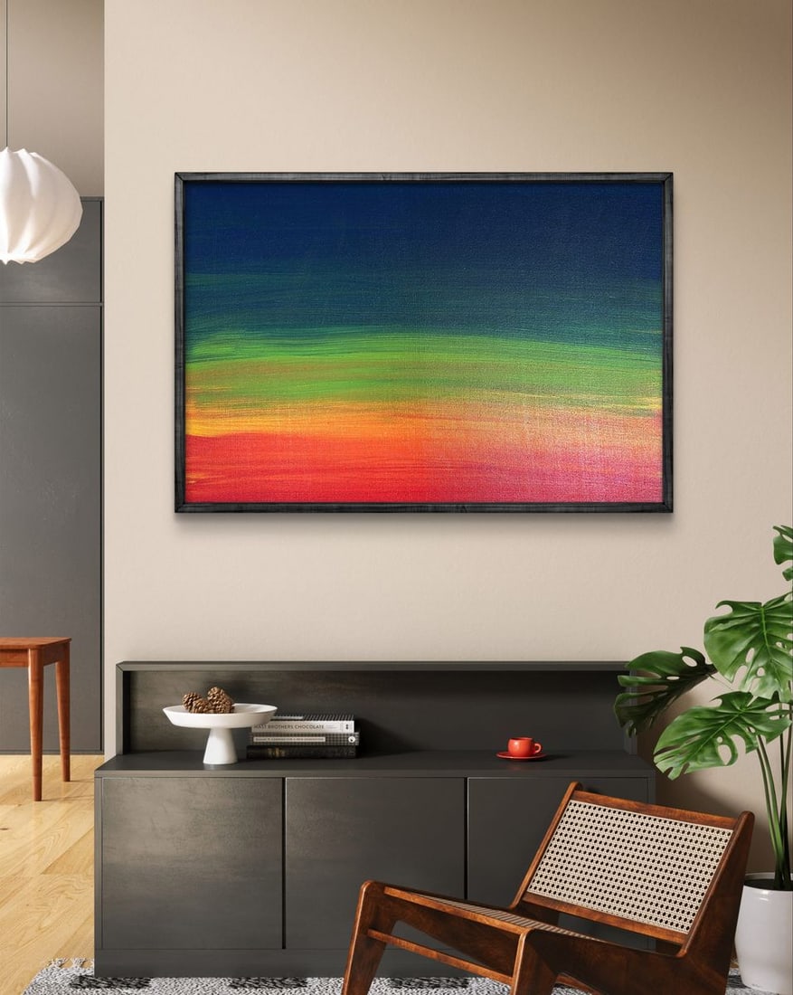 Acrylic painting Calm and focused Olga Melezhik - 3