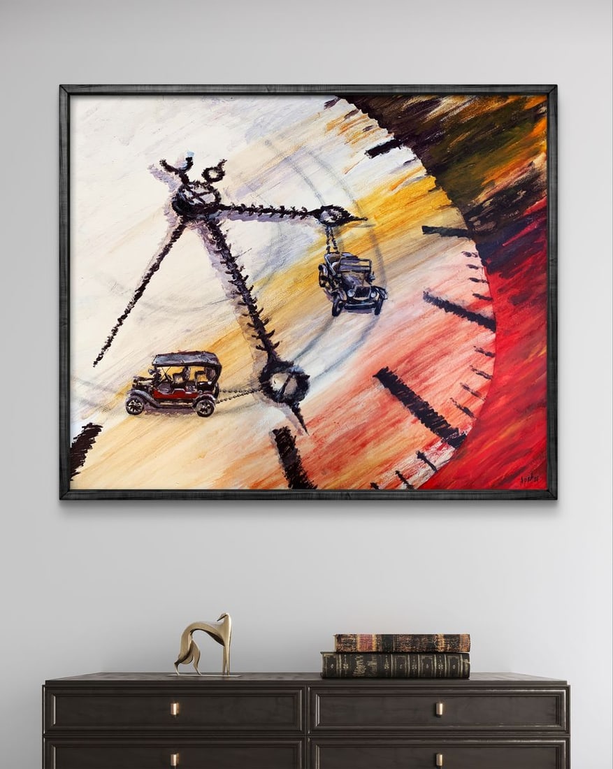 Oil painting What kind of arrows did I get Dmitry Arkadyev - 2