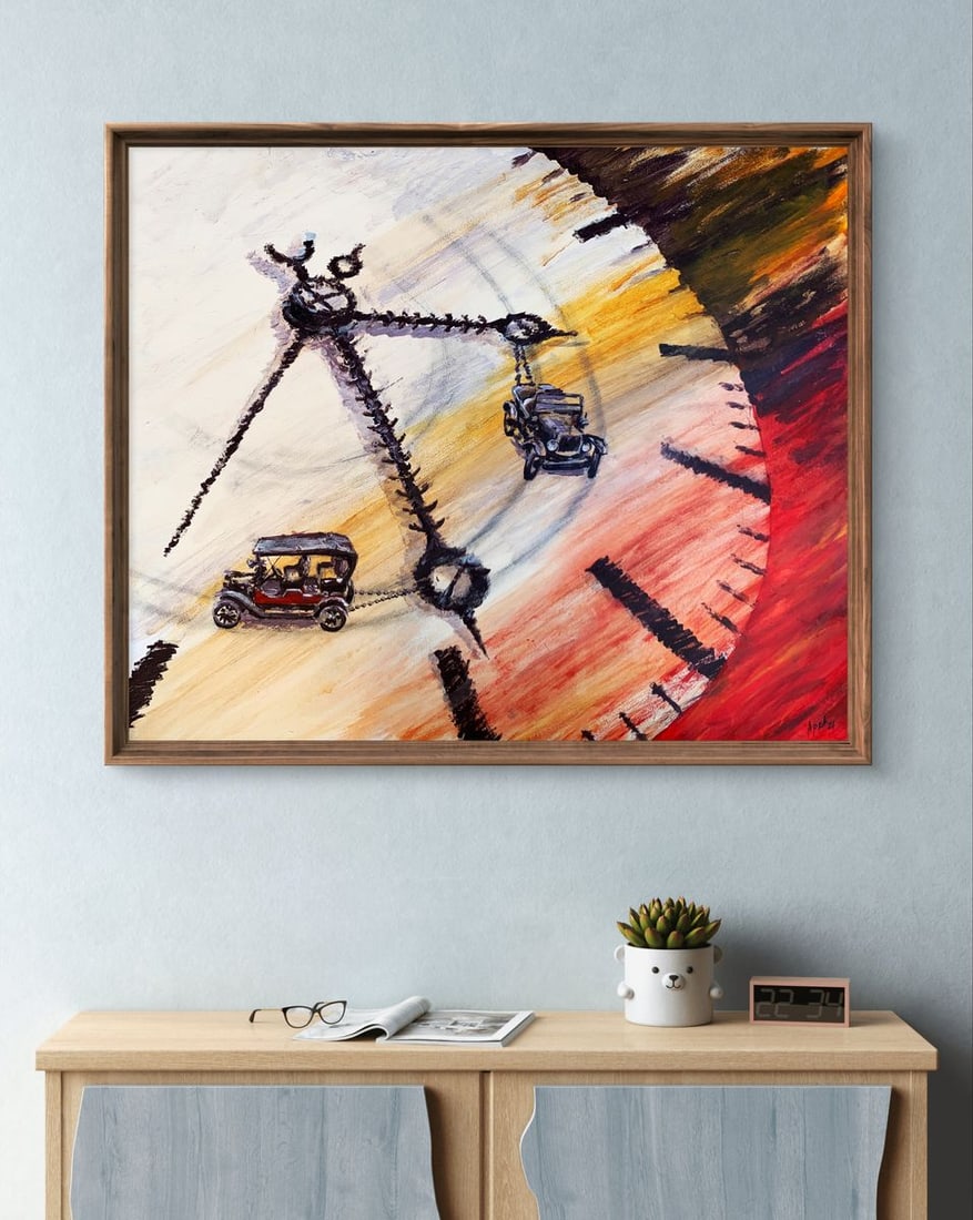 Oil painting What kind of arrows did I get Dmitry Arkadyev - 3