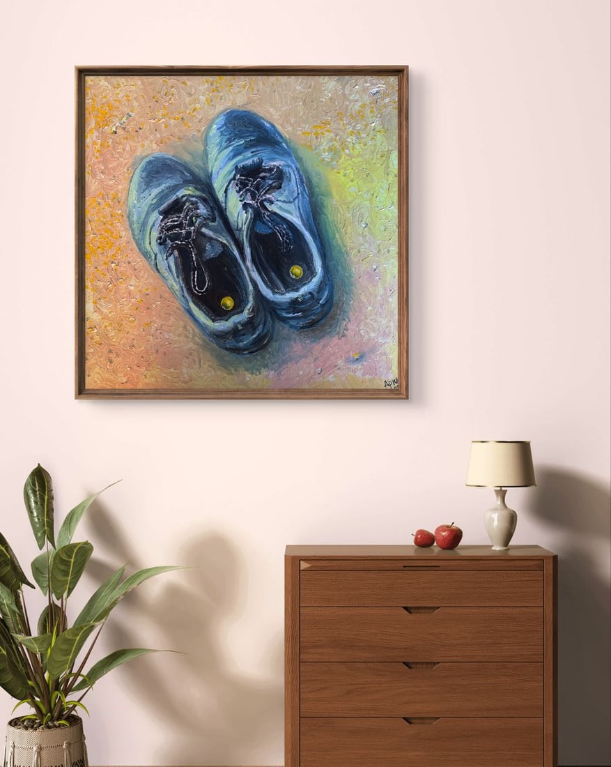 Oil painting Five coins for happiness Dmitry Arkadyev - 2