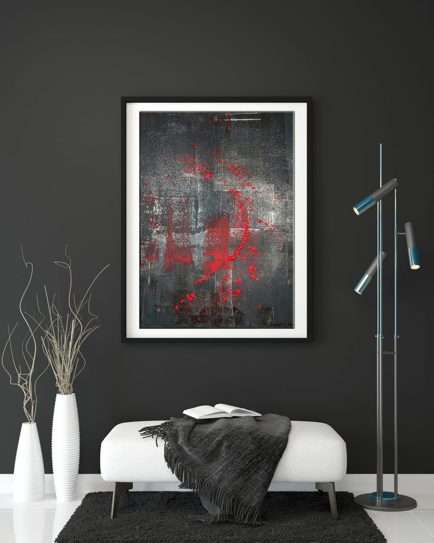 Acrylic painting Night melody Olga Melezhik - 2