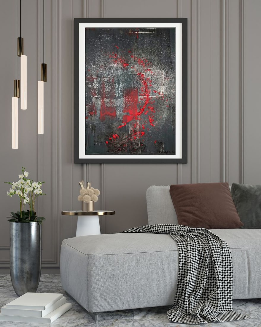 Acrylic painting Night melody Olga Melezhik - 3