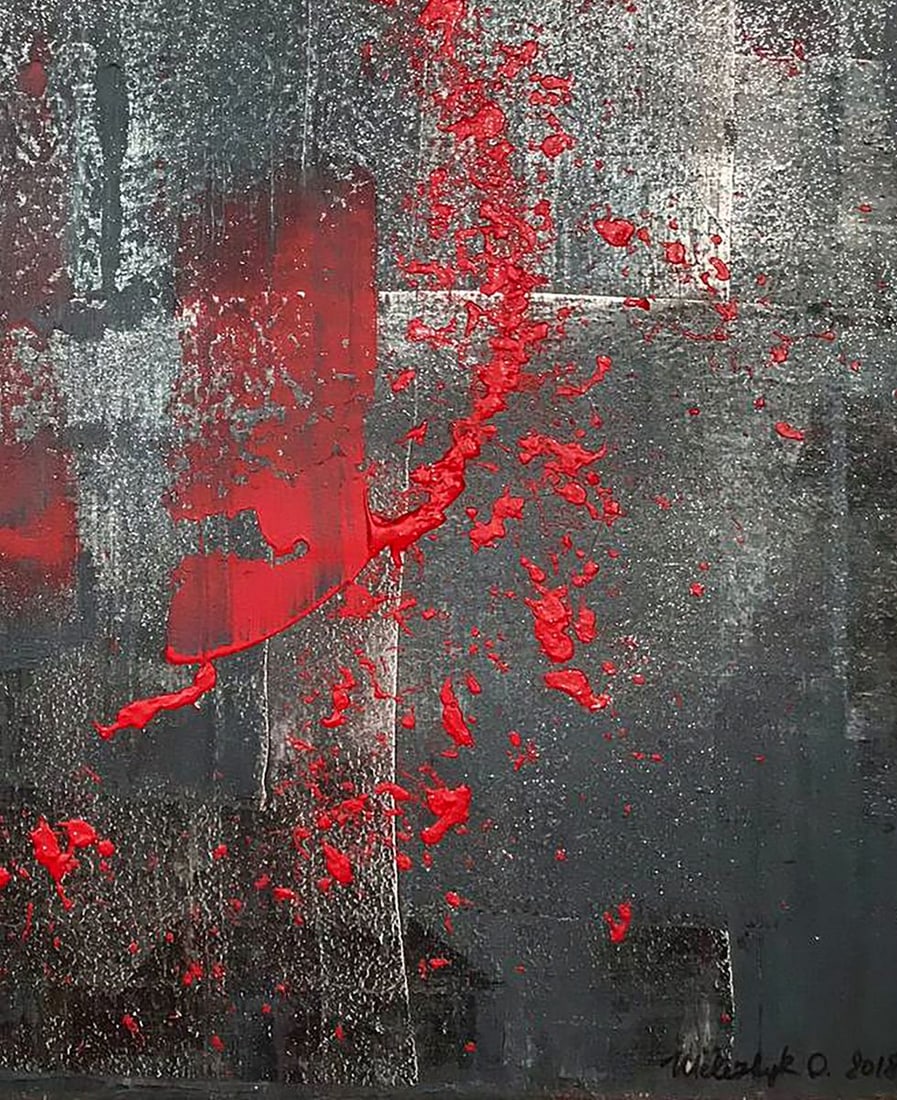 Acrylic painting Night melody Olga Melezhik - 7