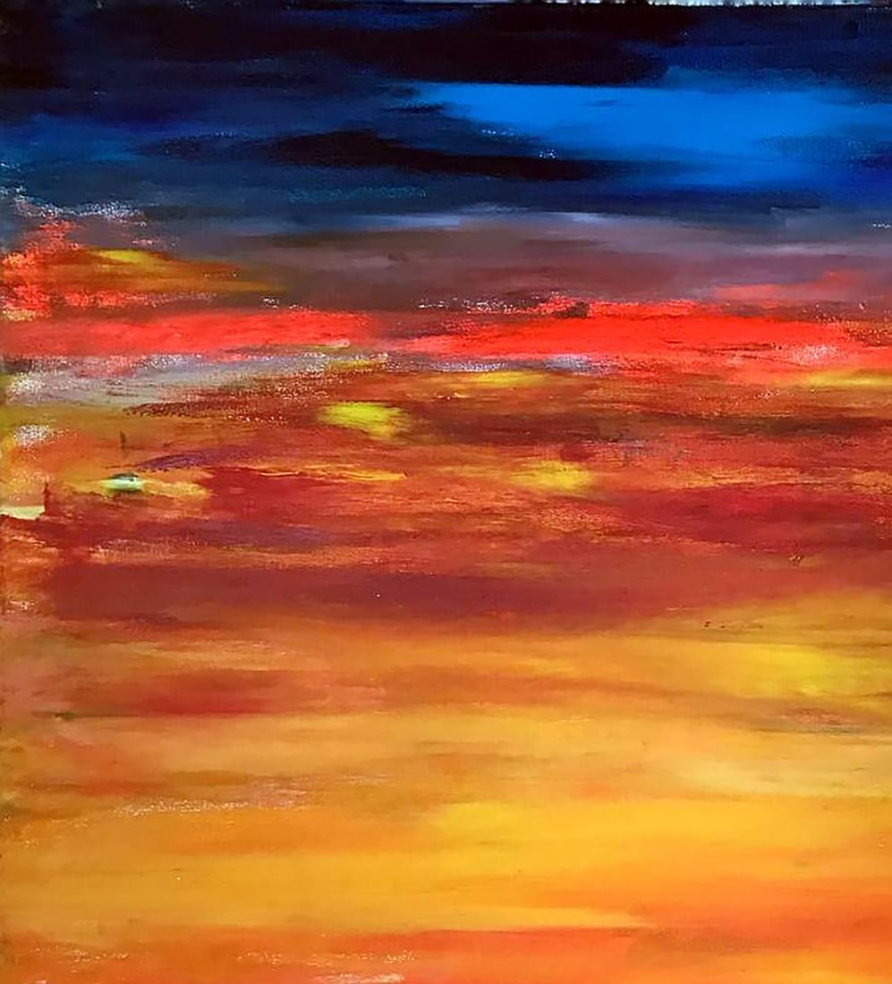 Acrylic painting Window Olga Melezhik - 4