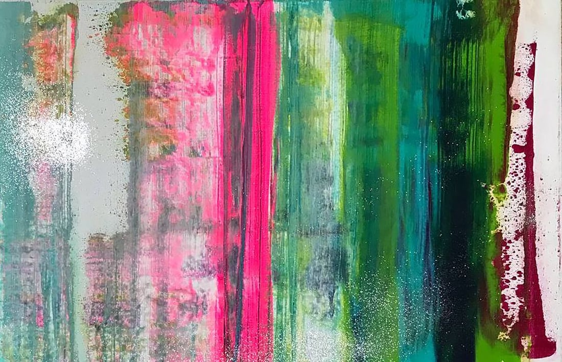 Acrylic painting Flow Olga Melezhik - 5