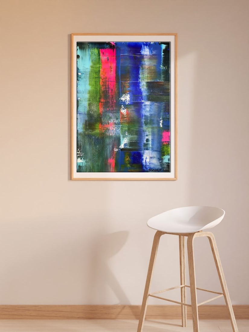 Acrylic painting Ultramarine Drive Olga Melezhik - 3