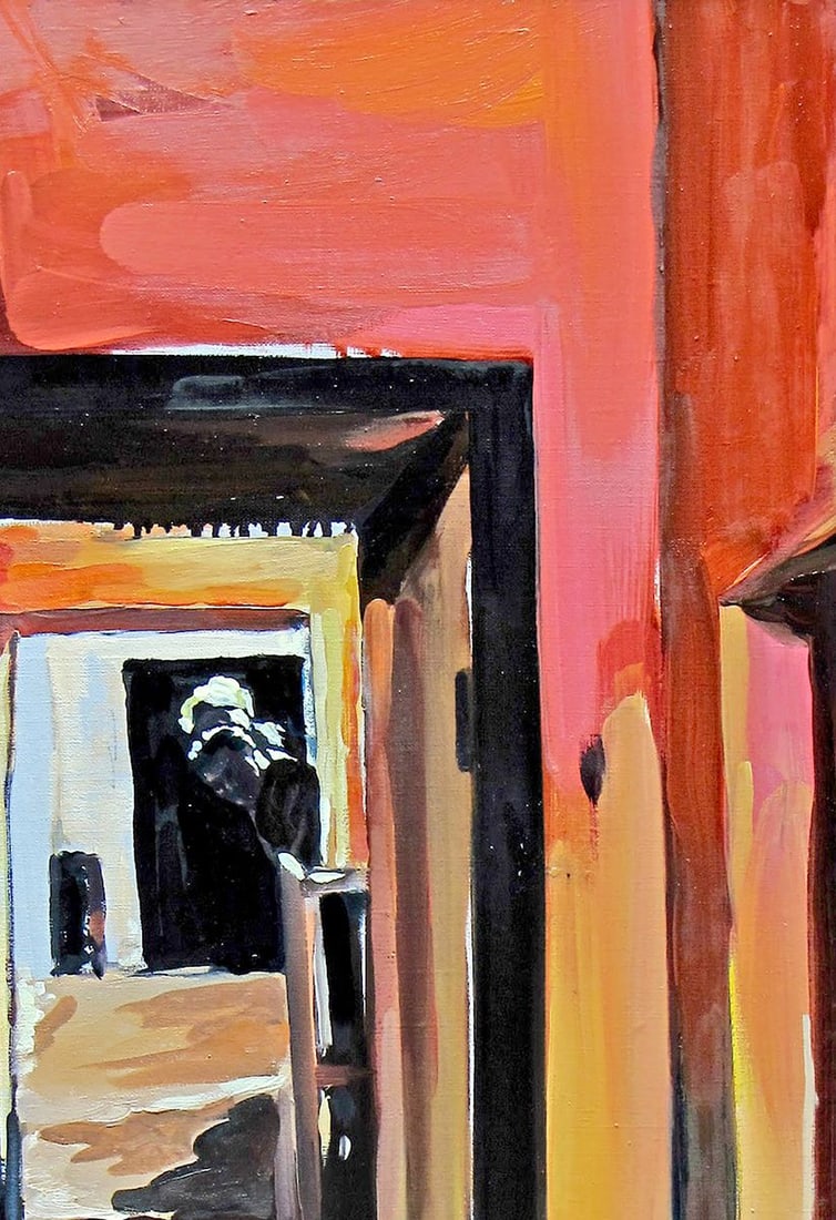 Oil painting Who's there Igor Konovalov - 4