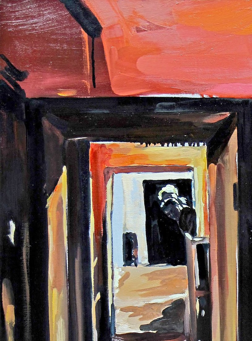 Oil painting Who's there Igor Konovalov - 5