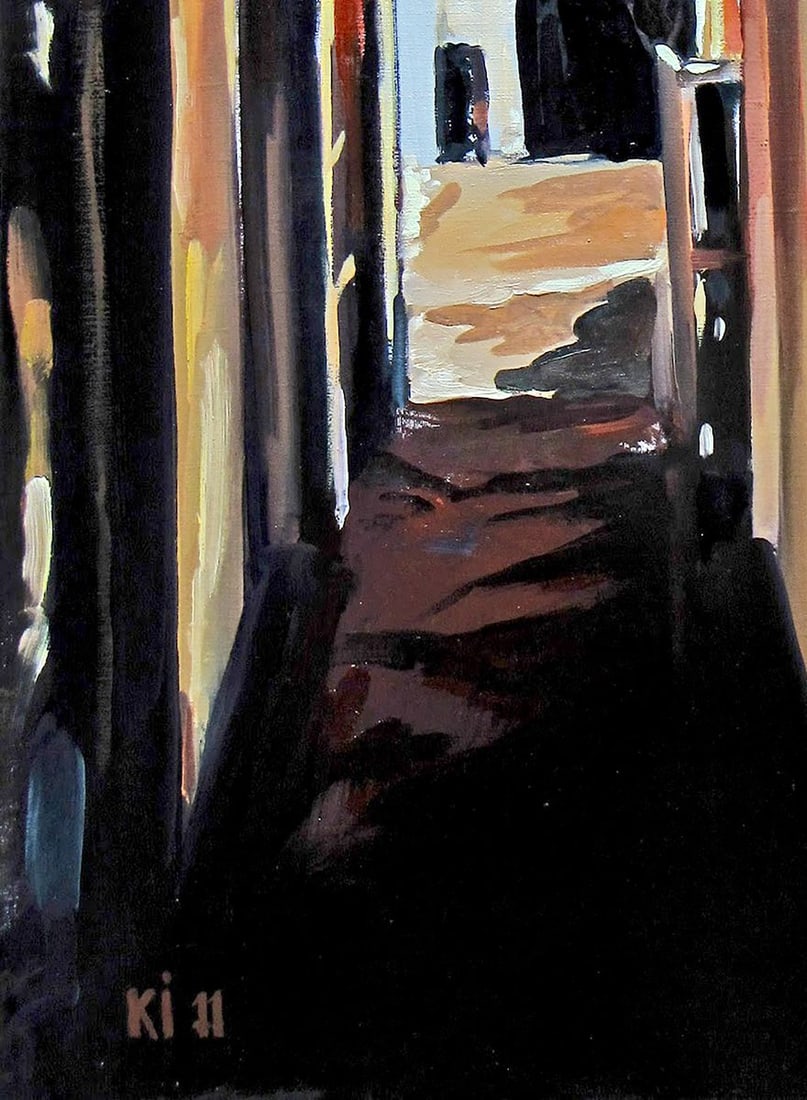 Oil painting Who's there Igor Konovalov - 6
