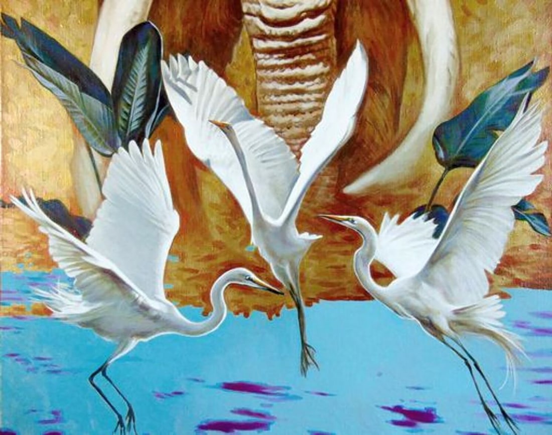 Oil painting Elephant Goncharenko V. V. - 4