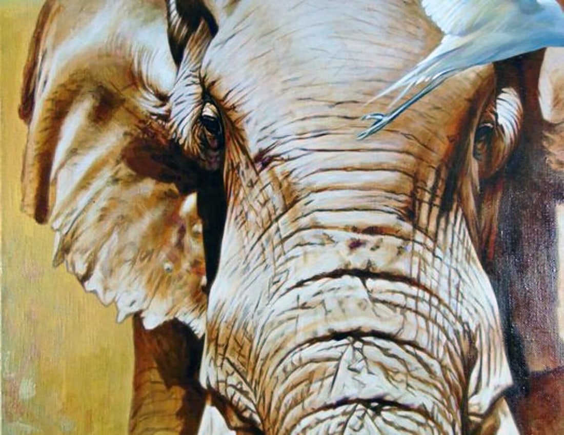 Oil painting Elephant Goncharenko V. V. - 8