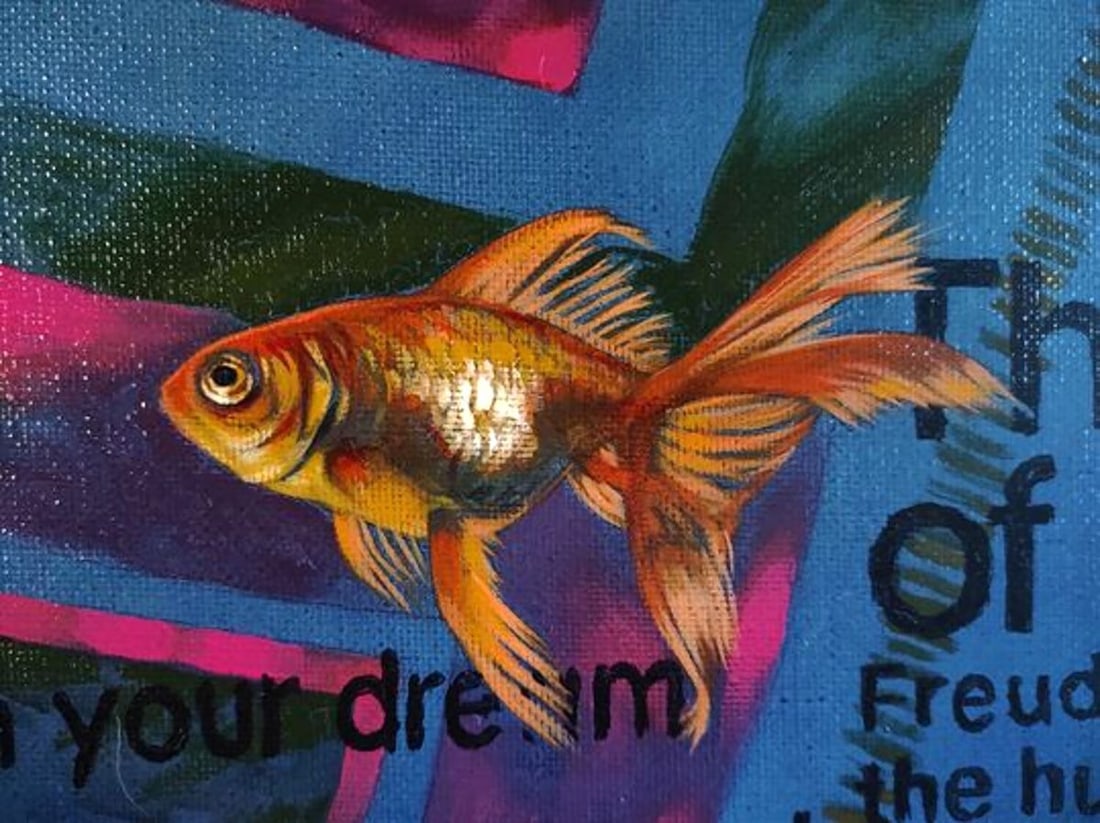 Oil painting The dream of a goldfish Goncharenko S. - 4