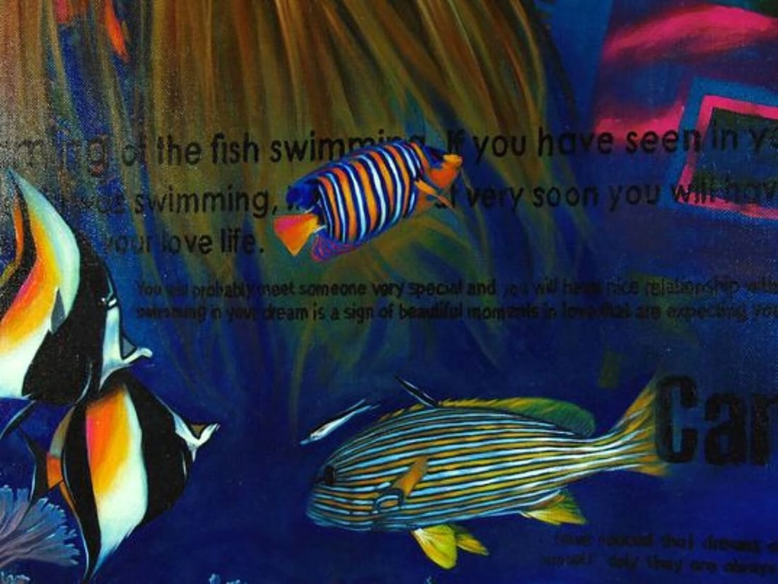 Oil painting The dream of a goldfish Goncharenko S. - 8