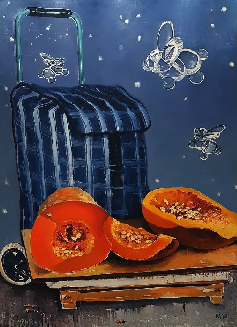 Oil painting Kravchuchka Igor Konovalov: Title: Oil painting Kravchuchka Igor Konovalov Description: NoKon 40 *** ABOUT THIS PAINTING *** * TITLE: "Kravchuchka" * ARTISTS: Igor Konovalov * SIZE: 135x185 cm/'53.14x72.83 inches' * MEDIUM: