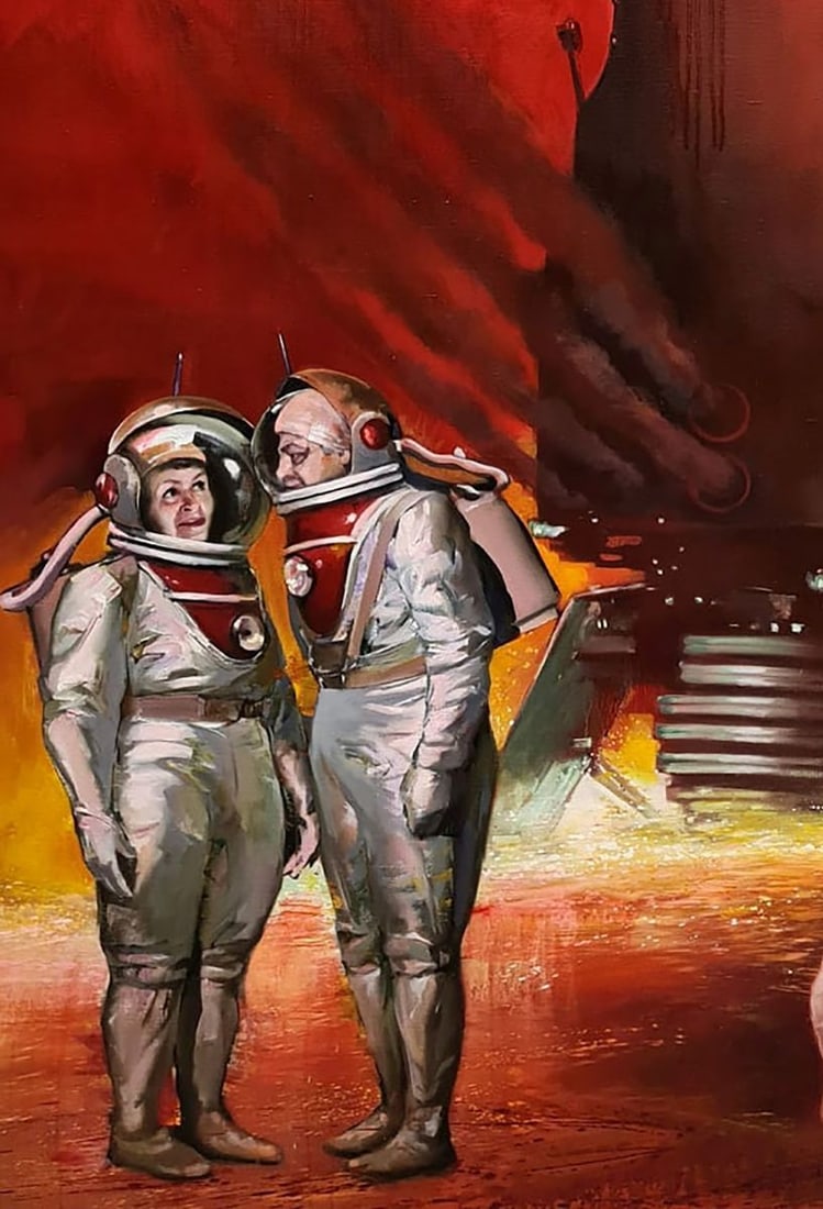Oil painting Red Planet Igor Konovalov - 6
