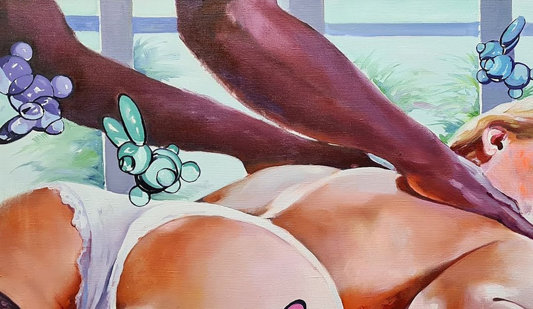 Oil painting Massage Igor Konovalov - 4