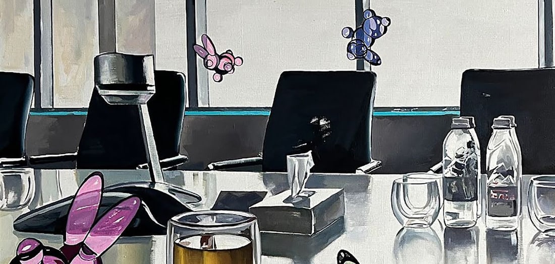 Oil painting Negotiation Igor Konovalov - 4