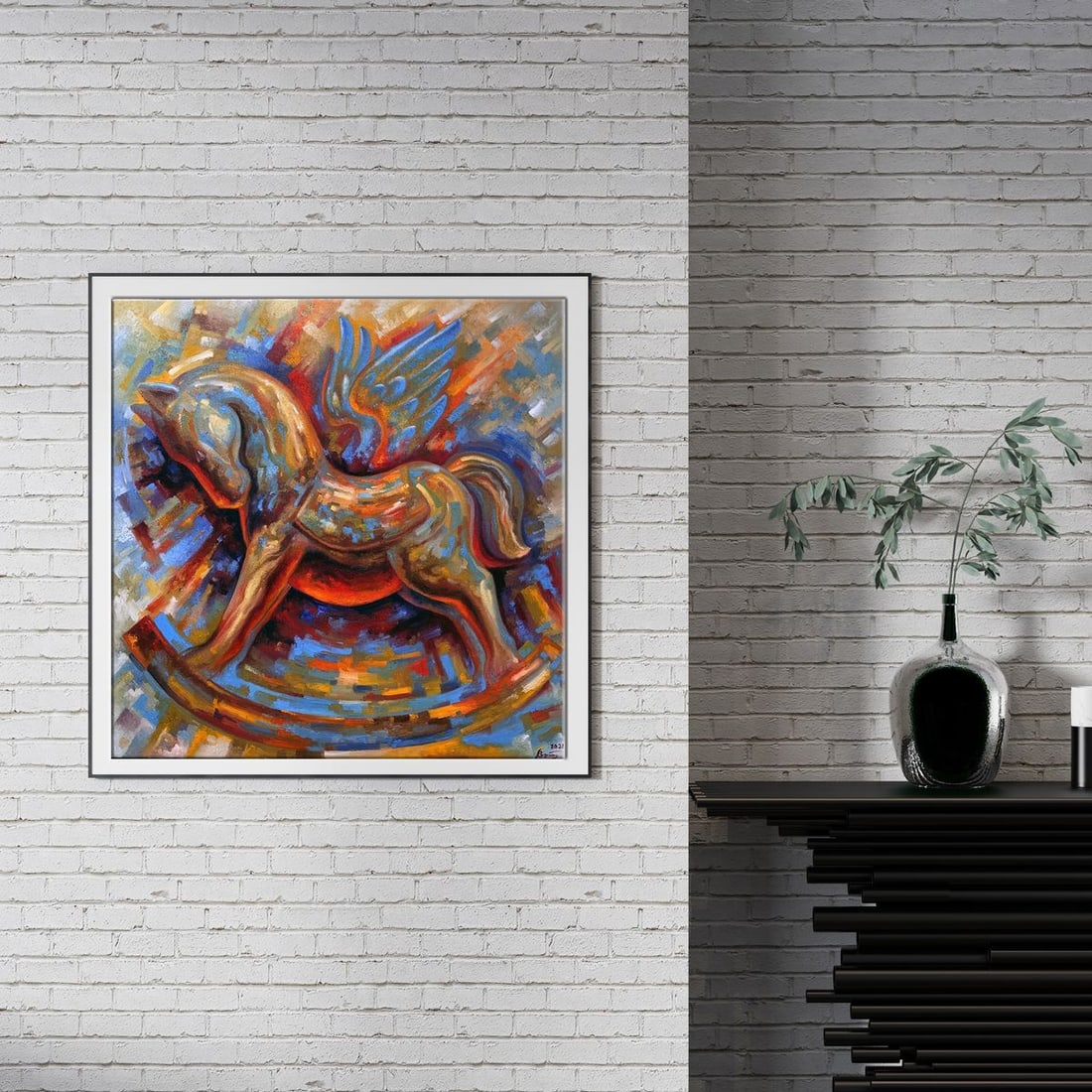 Oil painting Pegasus Sergey Voichenko - 3