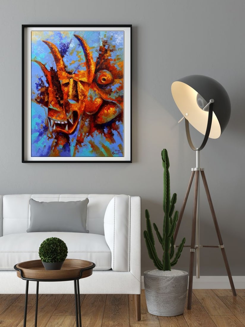Oil painting Orange demons Sergey Voichenko - 3