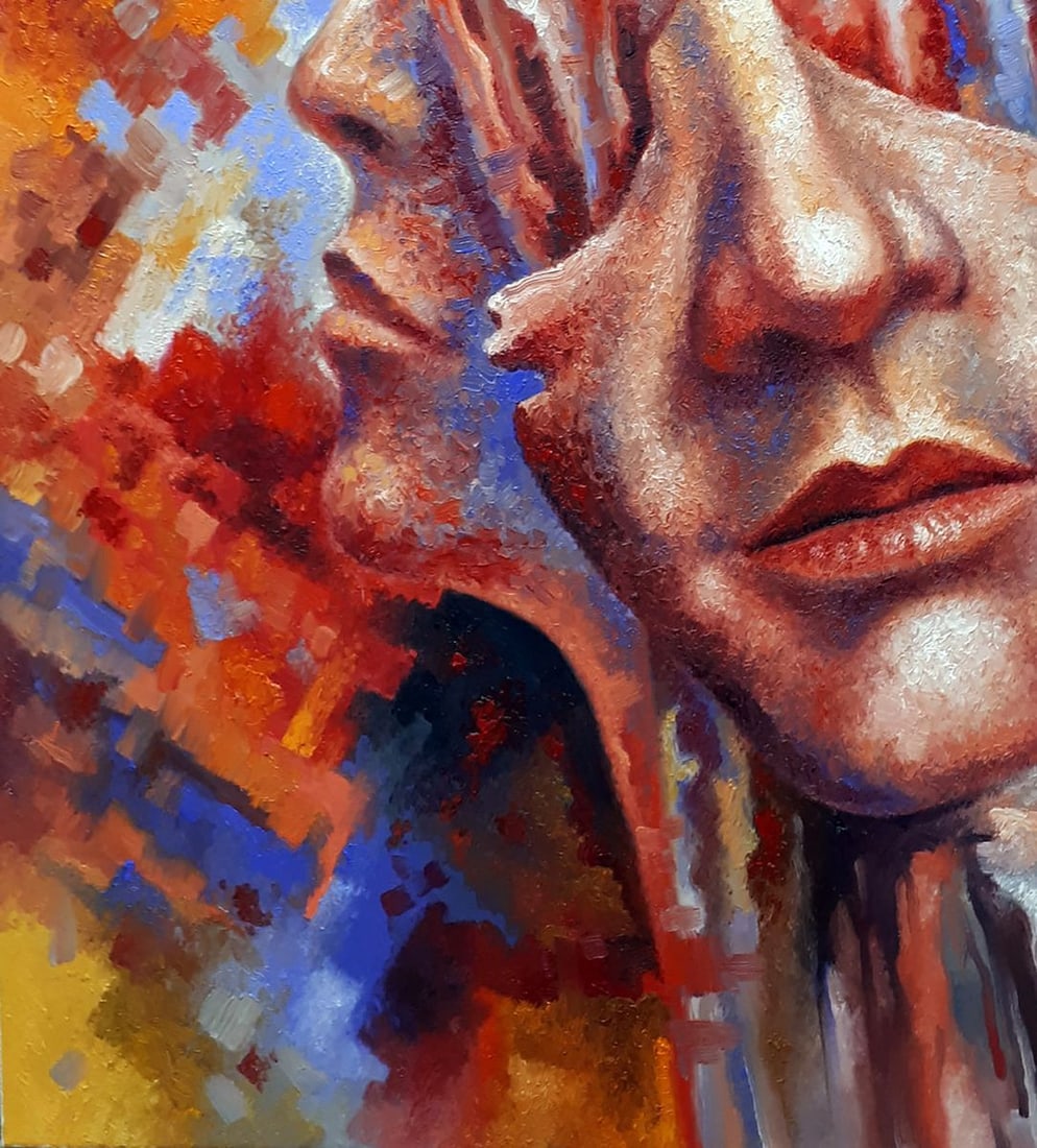 Oil painting Yes but first the coffee Sergey Voichenko - 6