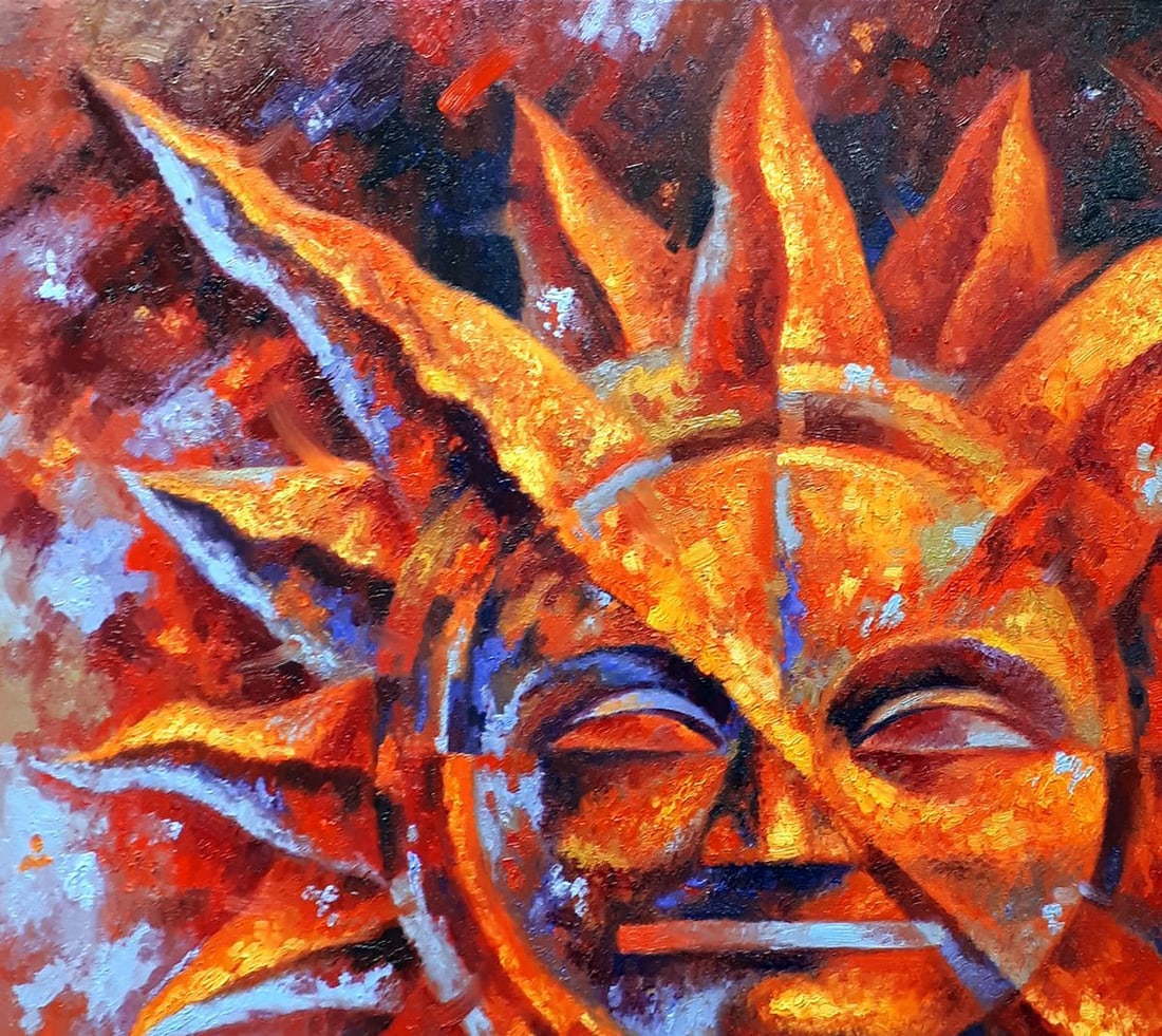 Oil painting The sun shines bright Sergey Voichenko - 4