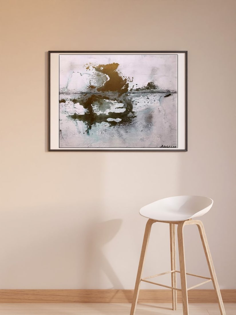 Acrylic painting White Ocean Melezhik Olga - 3