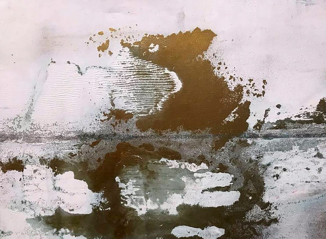 Acrylic painting White Ocean Melezhik Olga - 4