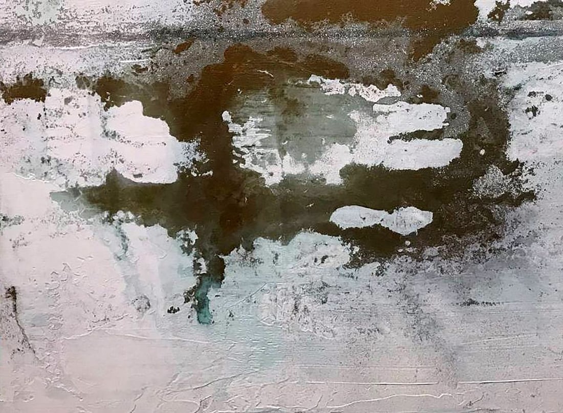 Acrylic painting White Ocean Melezhik Olga - 6