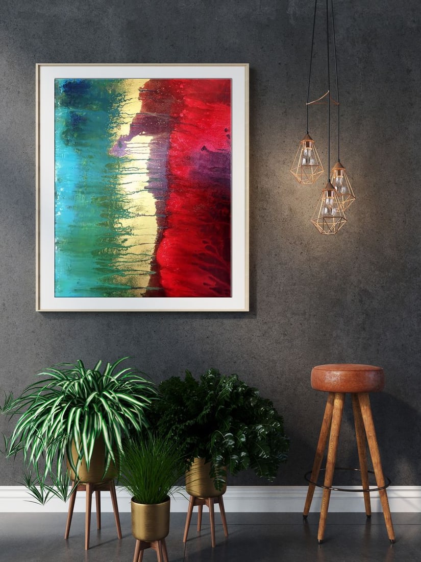 Acrylic painting Excitation Melezhik Olga - 3