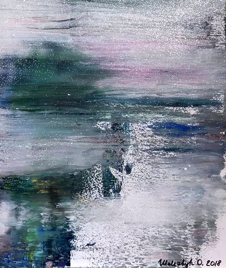 Acrylic painting Night coolness Melezhik Olga - 7