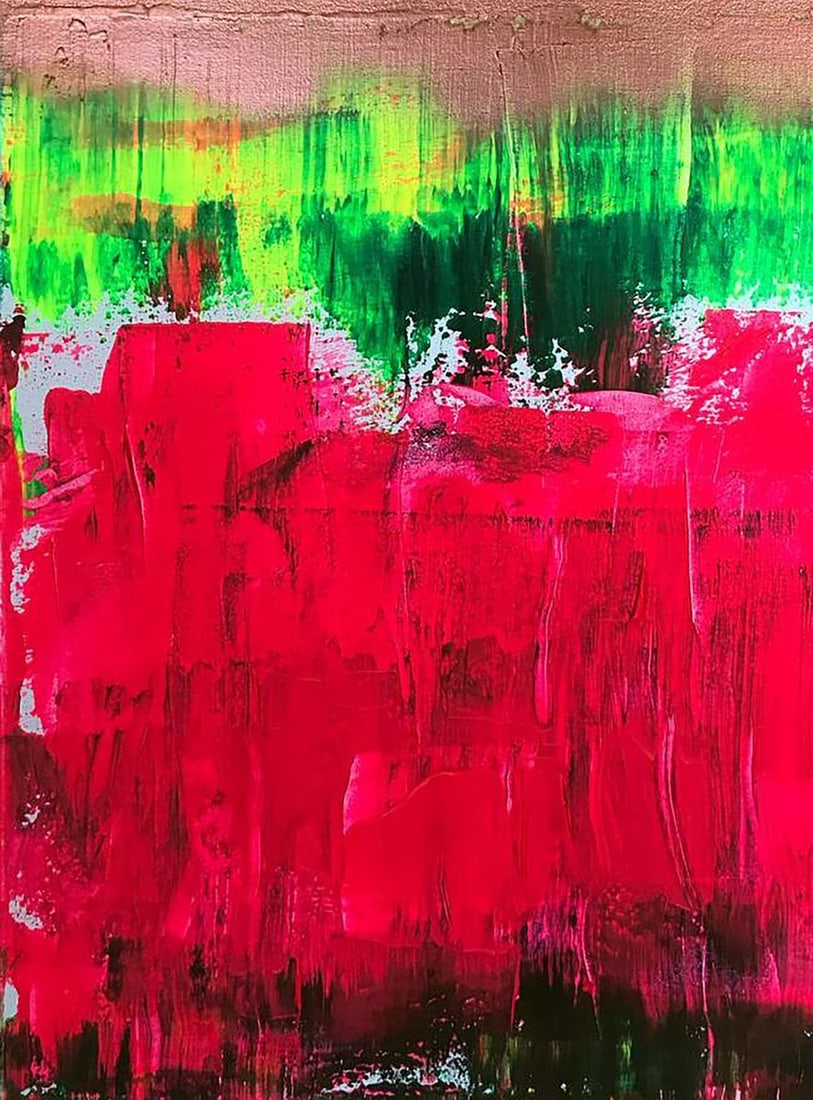 Acrylic painting Emotional wave Melezhik Olga - 6