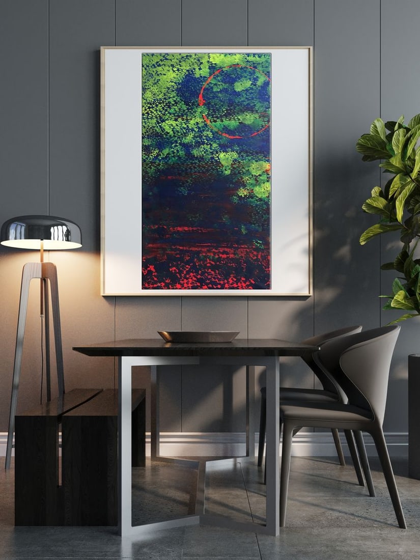 Acrylic painting Bright night Melezhik Olga - 2
