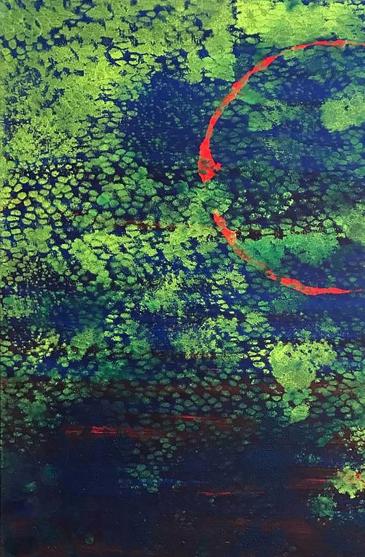 Acrylic painting Bright night Melezhik Olga - 4